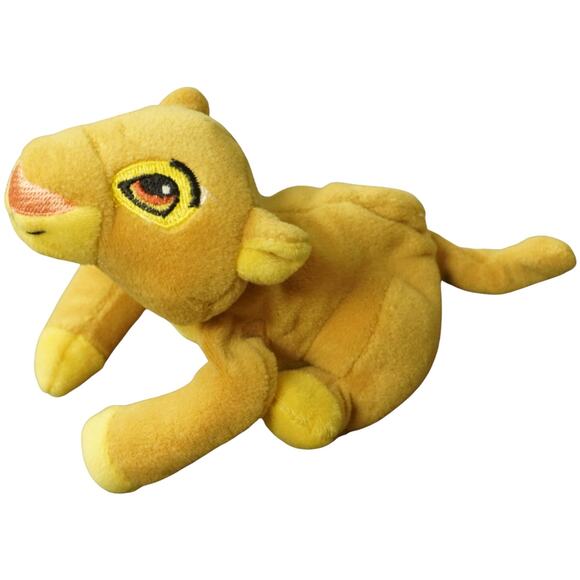Vintage Disney Store Simba 8" Bean Bag Plush Toy Lion King Stuffed Animal Toy - Picture 1 of 5
